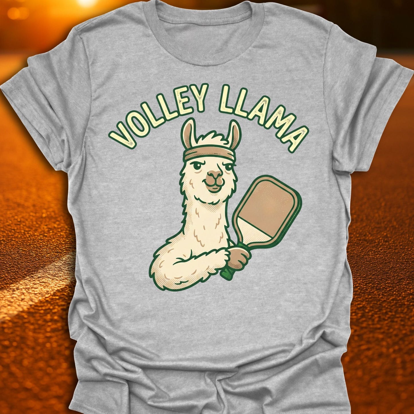 Volley Llama Pickleball T-Shirt