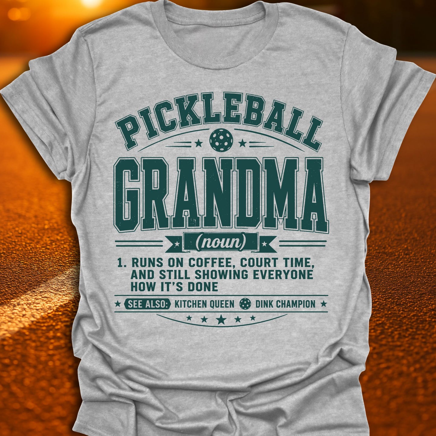 Pickleball Grandma Definition T-Shirt