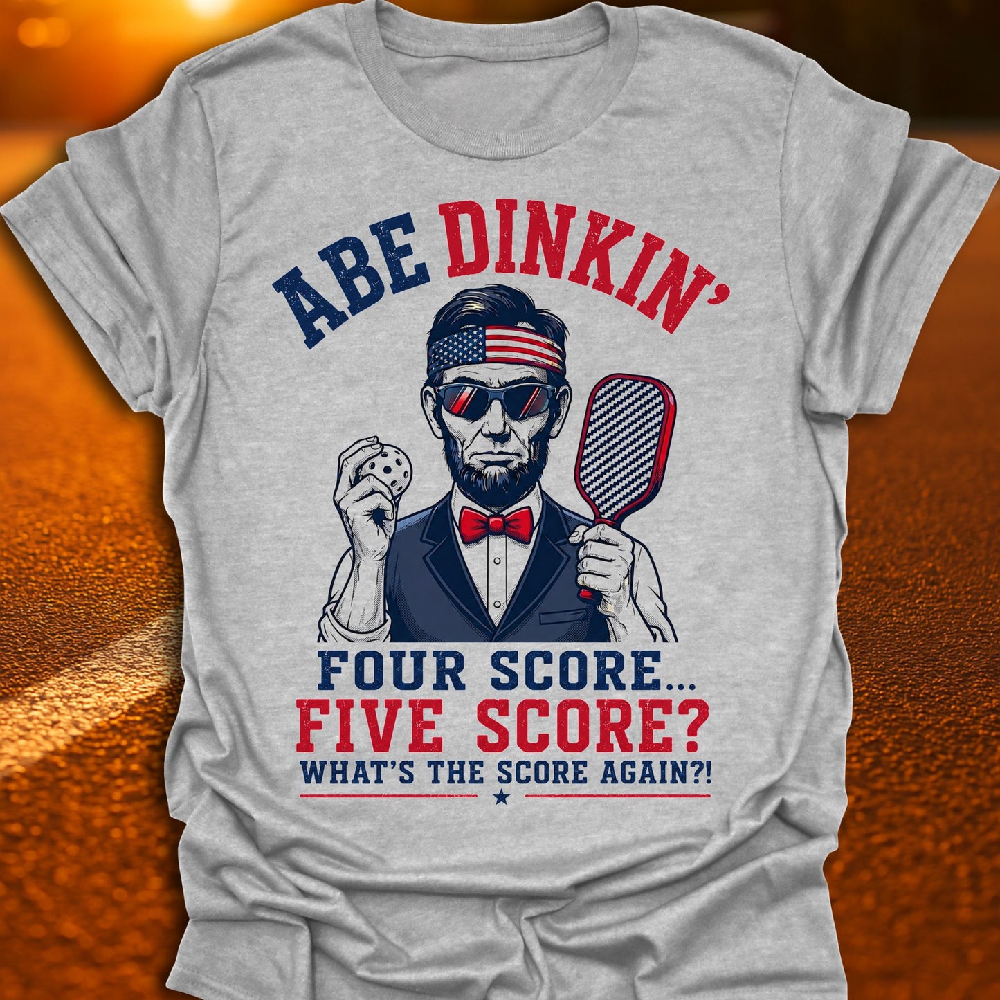 Abe Dinkin' Pickleball T-Shirt