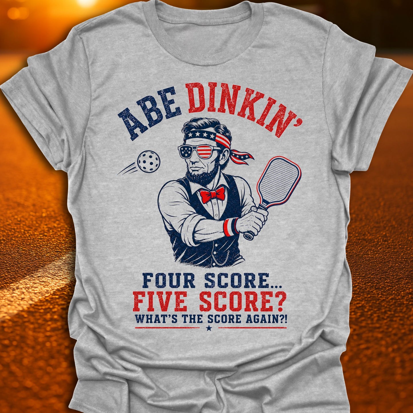 Abe Dinkin' Pickleball T-Shirt