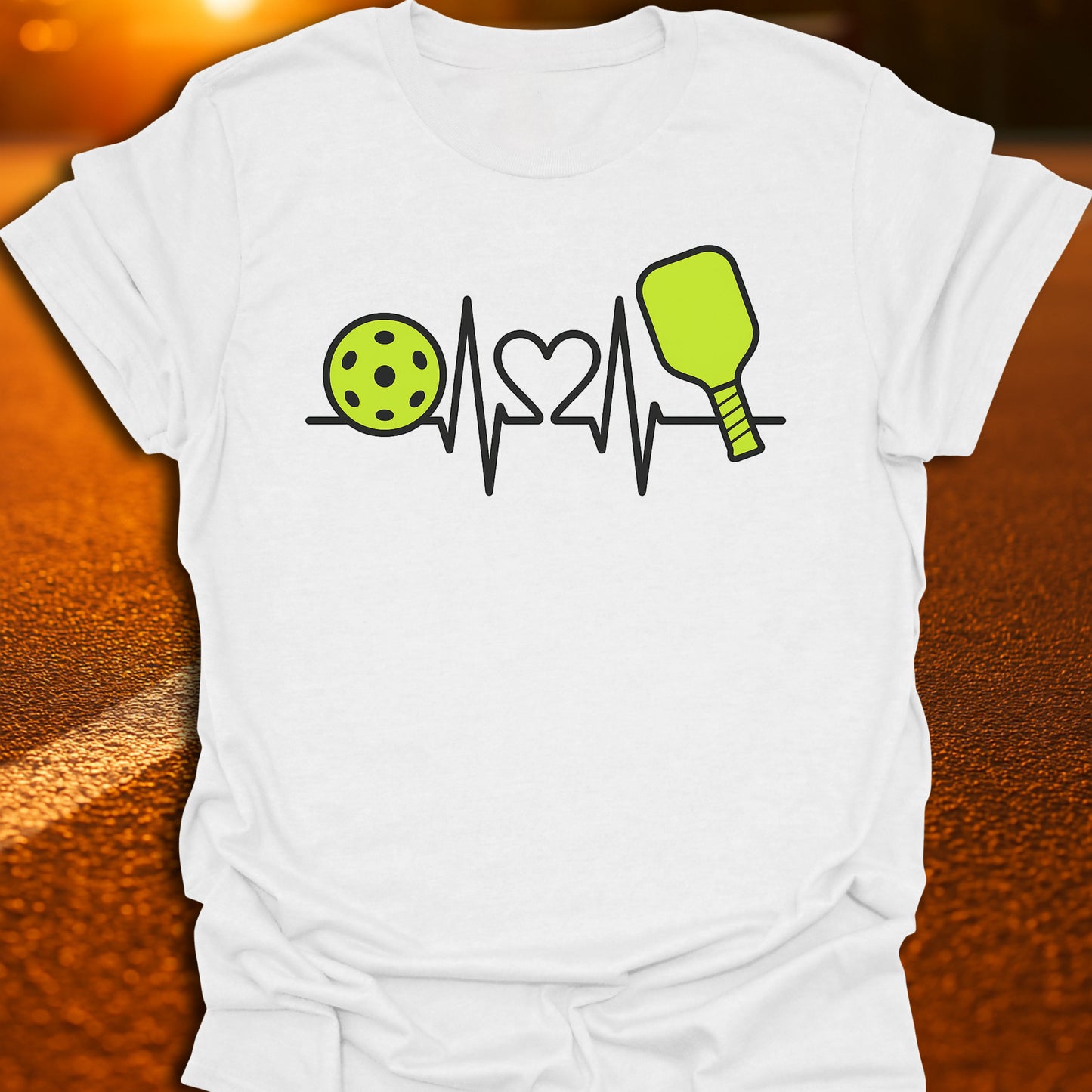 Pickleball Heartbeat T-Shirt