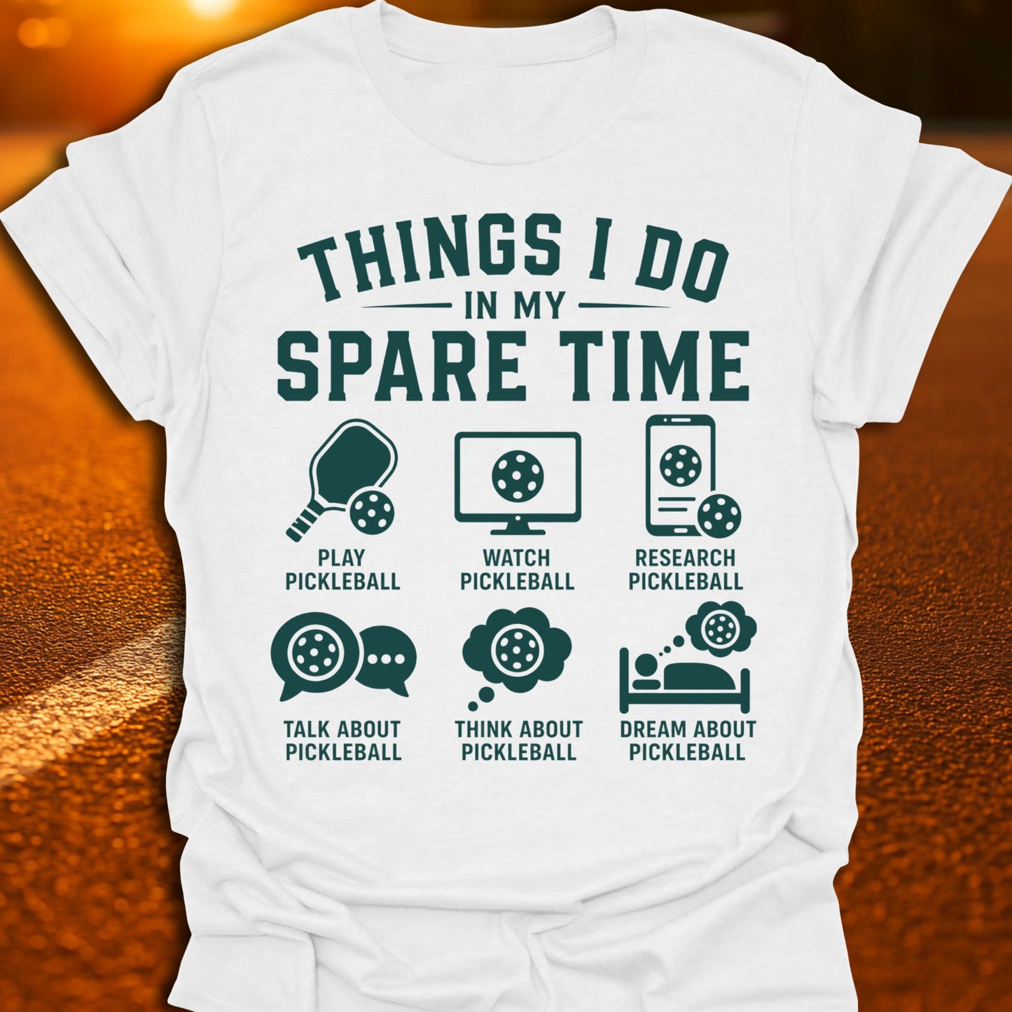 Spare Time Pickleball T-Shirt