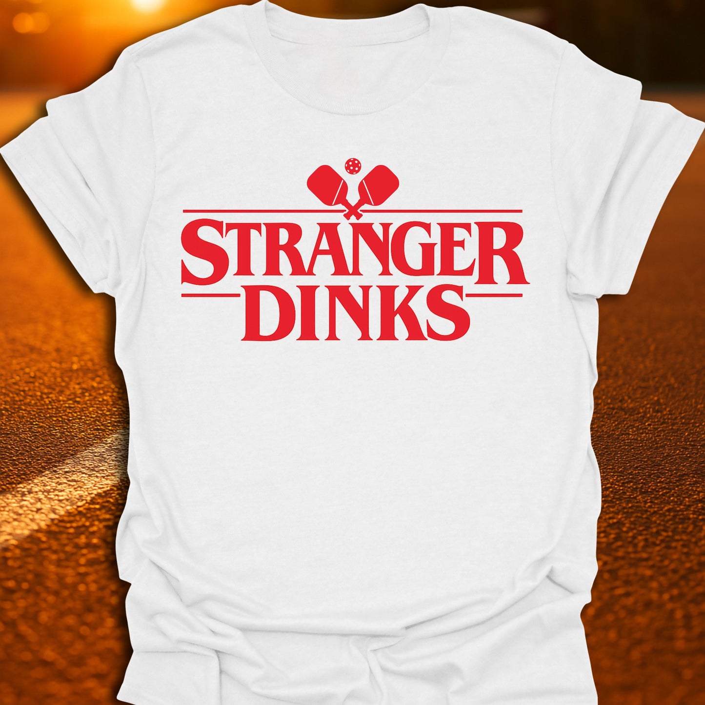 Stranger Dinks Pickleball T-Shirt