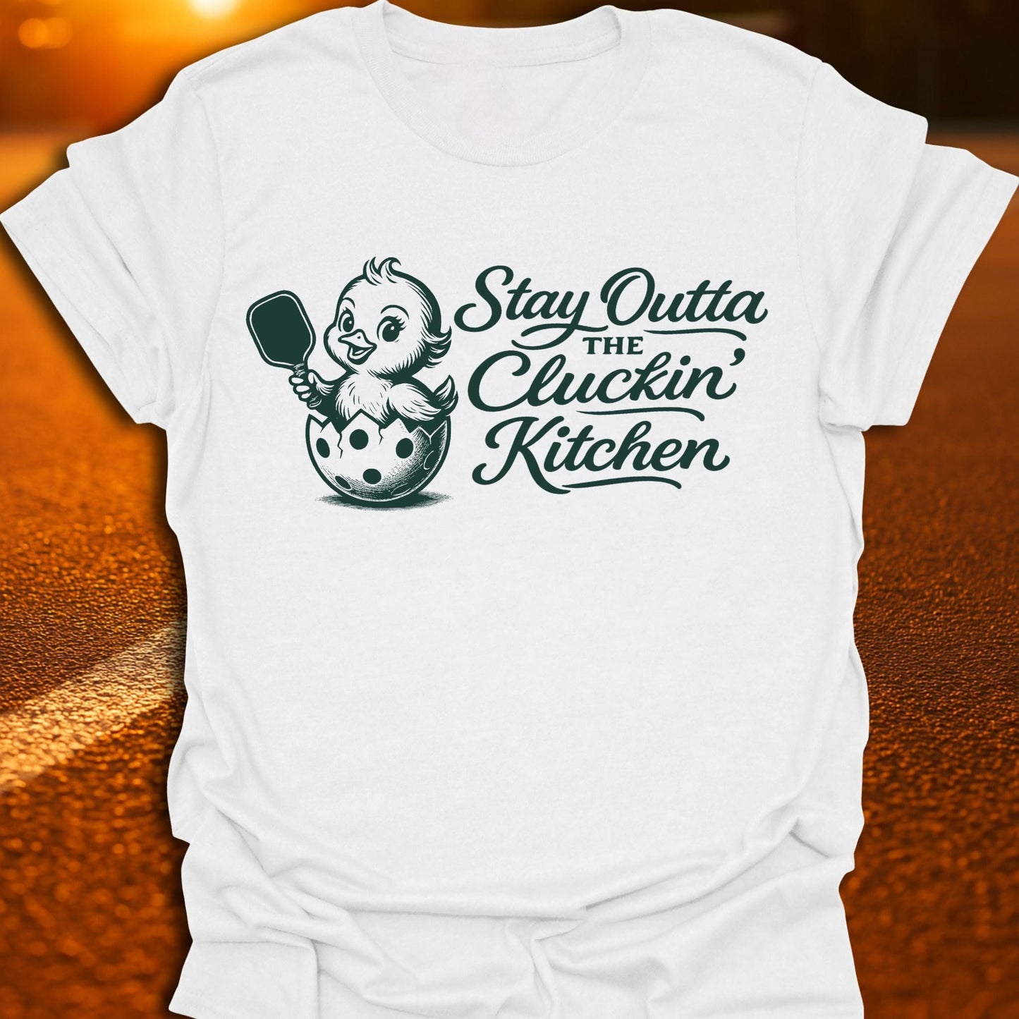 Cluckin' Kitchen Pickleball T-Shirt