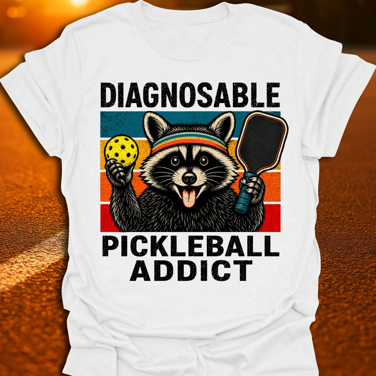 Diagnosable Pickleball Addict T-Shirt