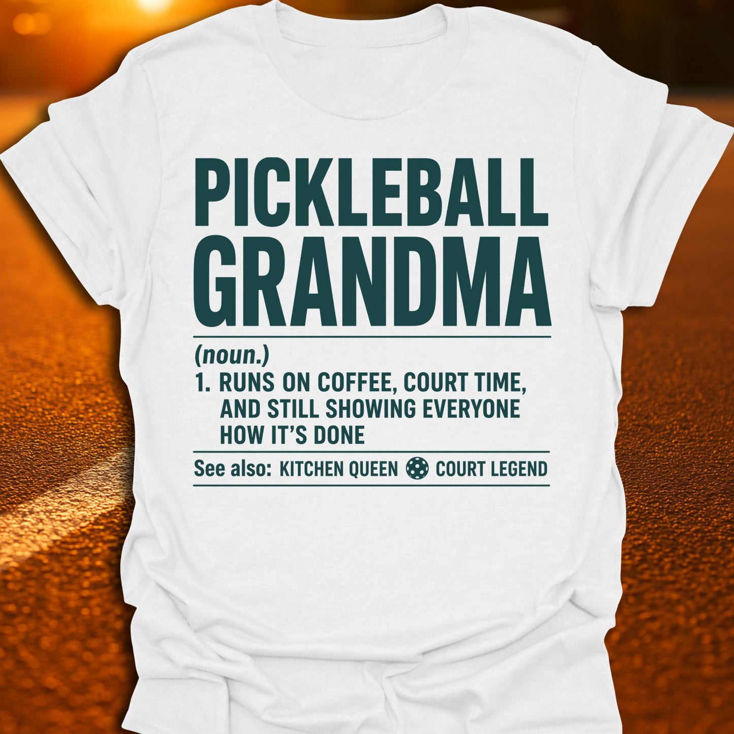Pickleball Grandma Definition T-Shirt