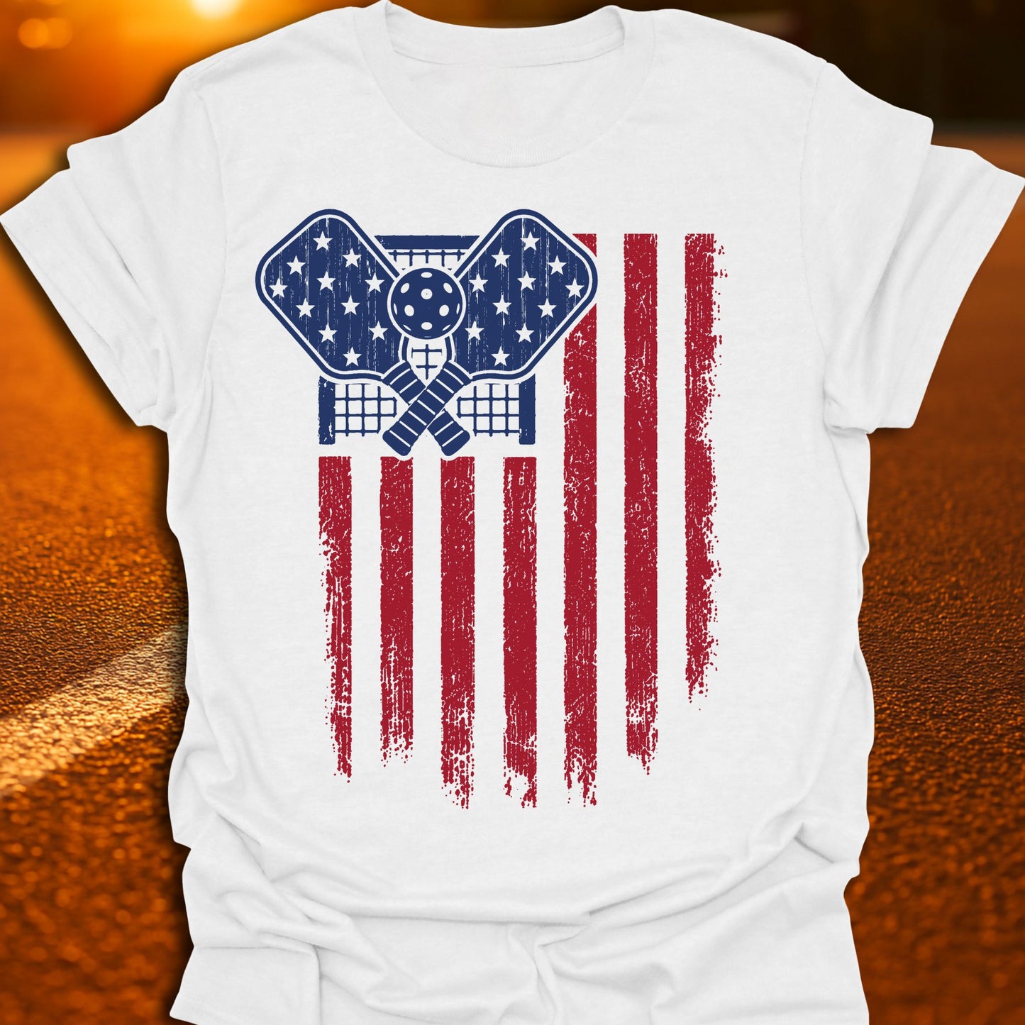 Patriot Pickleball Flag T-Shirt