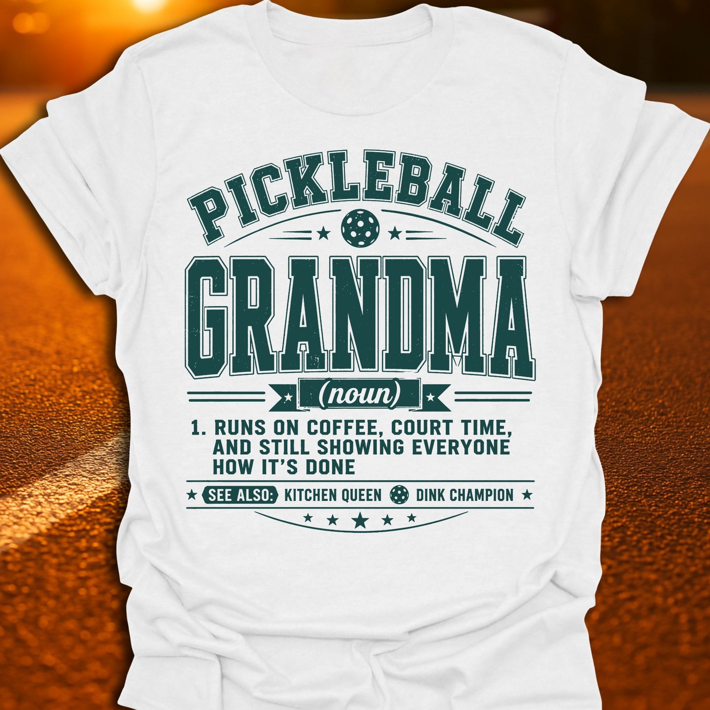 Pickleball Grandma Definition T-Shirt