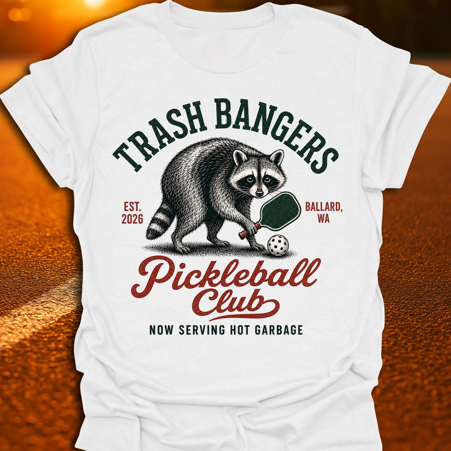 Trash Bangers Pickleball Club Jimothy T-Shirt
