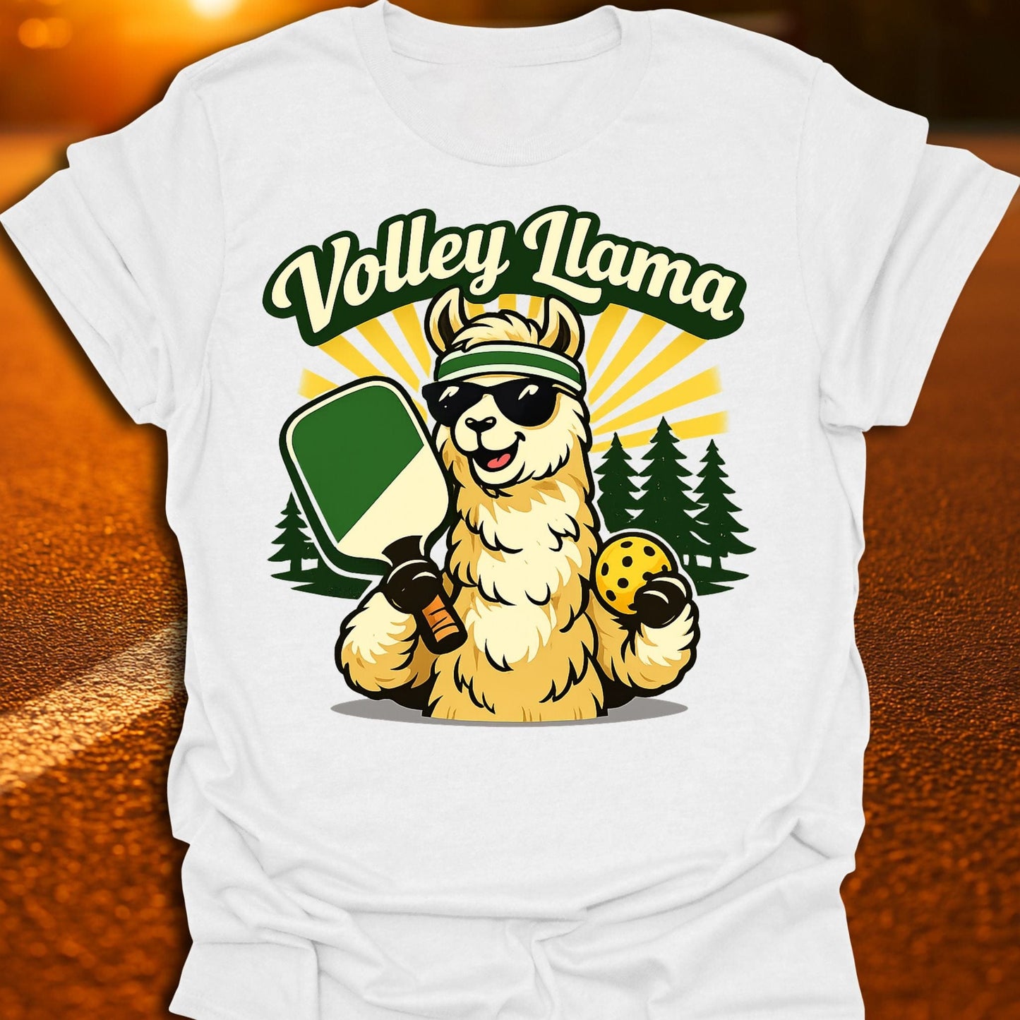 Volley Llama Pickleball T-Shirt