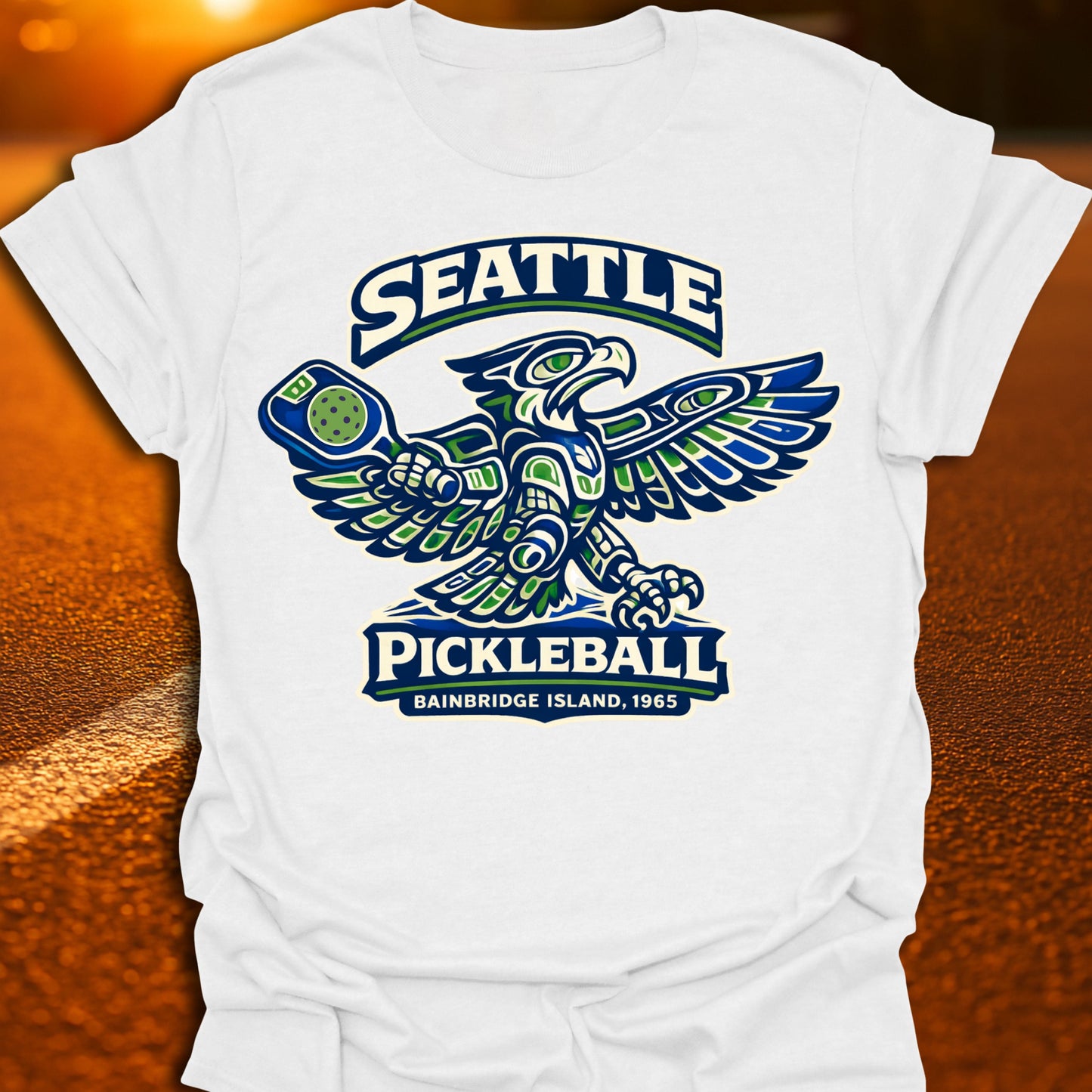 Seattle Throwback Pickleball T-Shirt